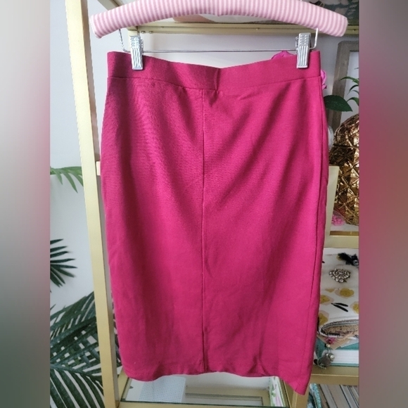 Lulu's Burgundy Wine Red Two Piece Skirt Set - Women's Size Large - Picture 14 of 14